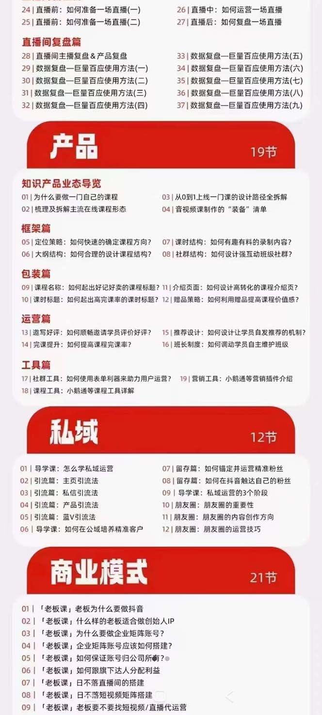 图片[3]-（7129期）网红校长·短视频IP变现通关秘笈：短视频篇+直播篇+产品篇+私域篇+商业模式