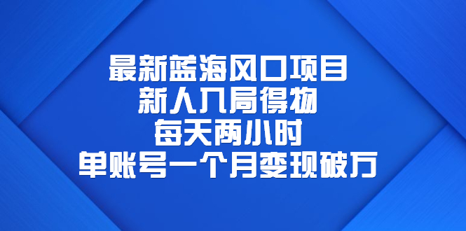 （6514期）最新蓝海风口项目，新人入局得物，每天两小时，单账号一个月变现破万-逐风项目库