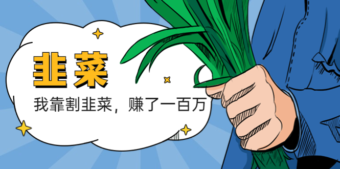 （5765期）我靠割韭菜 赚了一百万-逐风项目库