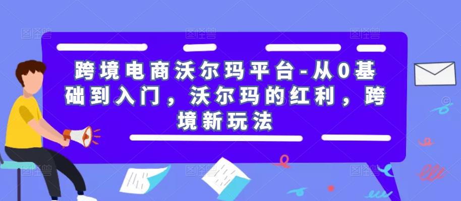 跨境电商沃尔玛平台-从0基础到入门，沃尔玛的红利，跨境新玩法-逐风项目库