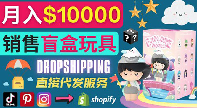 图片[1]-（3544期）Dropshipping+ Shopify推广玩具盲盒赚钱：每单利润率30%, 月赚1万美元以上