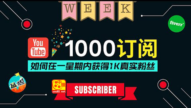 （3359期）油管涨粉教程：一星期内获得1000真实粉丝，免费且快速的方法 操作简单