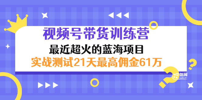 （2946期）外面收899【视频号带货训练营】最近超火：实测21天最高佣金61W(7月4日更新)