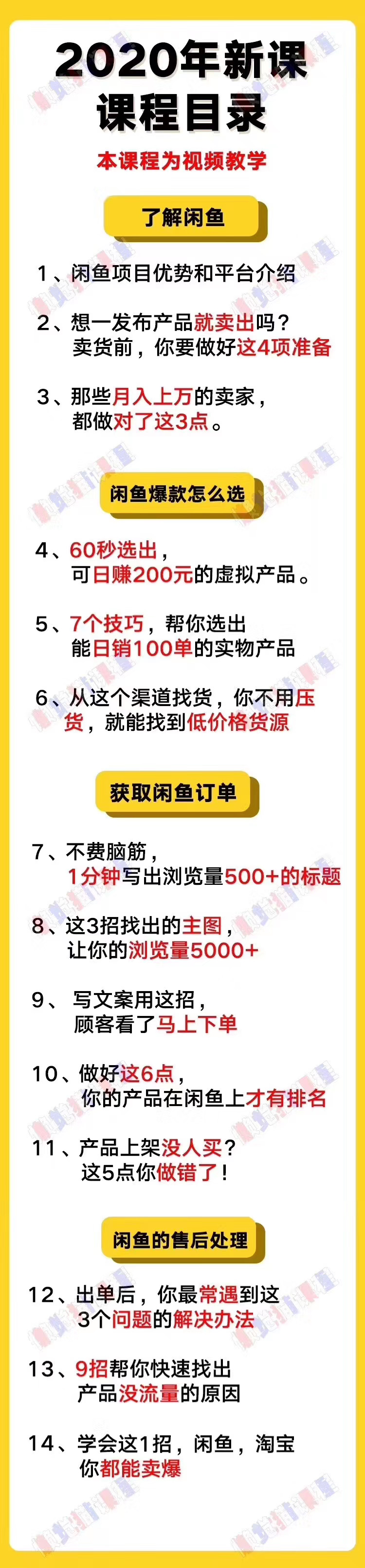 图片[3]-（1292期）懒觉猫闲鱼初级+高级课程 – 副业月入过万实操讲解 纯干货（无水印）