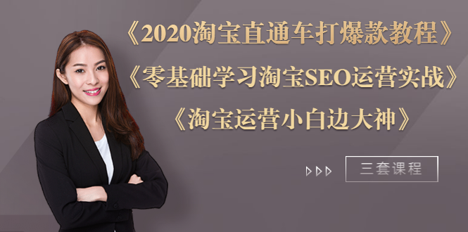 图片[1]-（1196期）《2020淘宝直通车打爆款》+《零基础学习淘宝SEO》+《淘宝运营小白变大神》