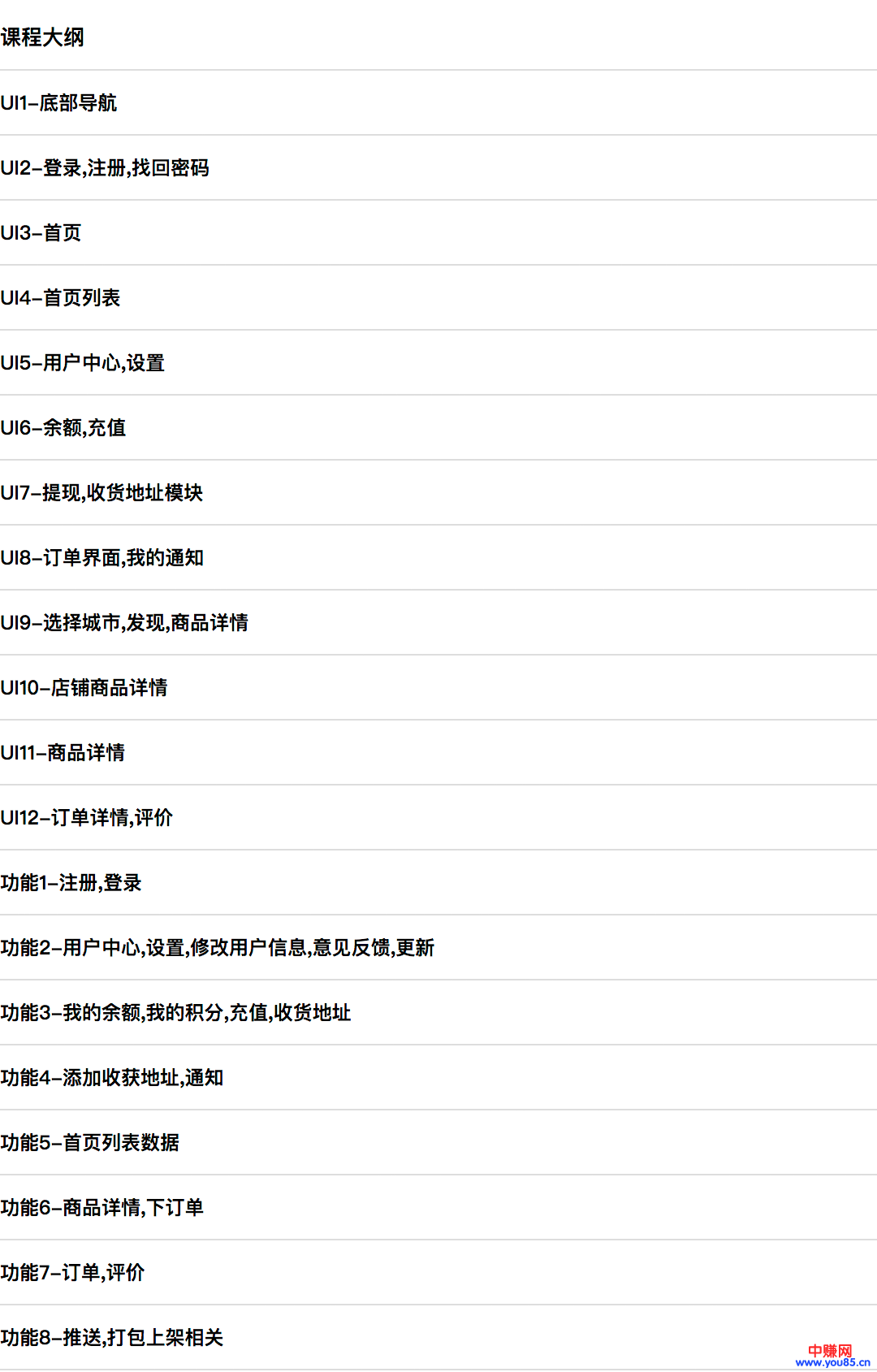 图片[2]-（886期）mui，H5+系列《高仿饿了么APP》实战项目开发（20节详细视频课程）