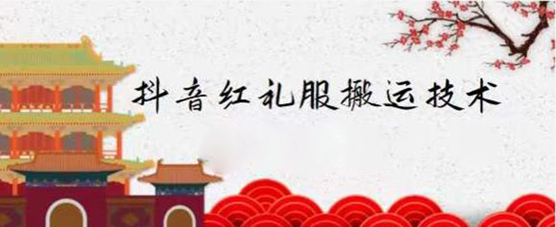 图片[1]-（2235期）抖音红礼服搬运技术，最近很火的搬运方法，外面收大几百