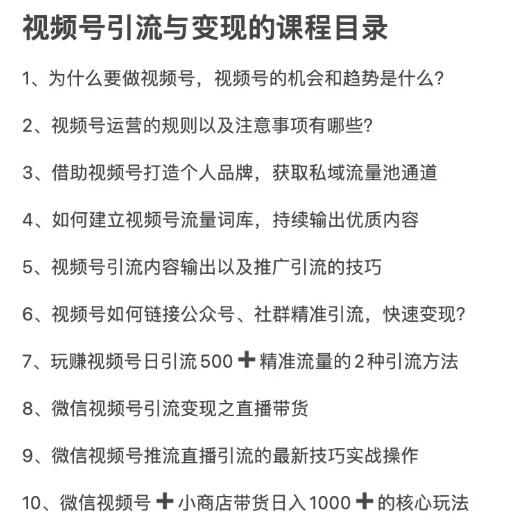 图片[5]-（1656期）从0到1带你玩赚视频号：这么玩才赚钱，日引流500+日收入1000+核心玩法