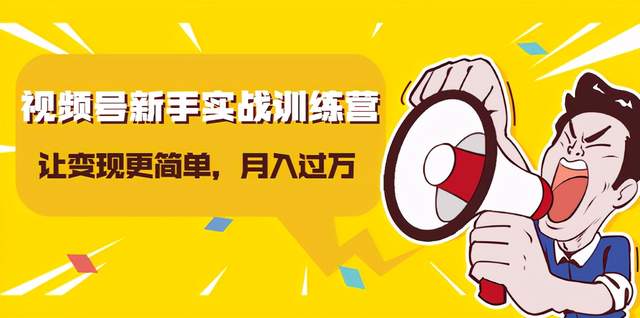 图片[1]-龟课视频号新手实战训练营，让变现更简单，玩赚视频号，轻松月入过万