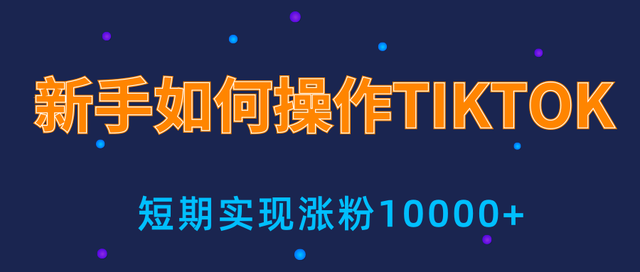 图片[1]-手小白操作tiktok，3天从0到10000粉丝撸美金实战分享
