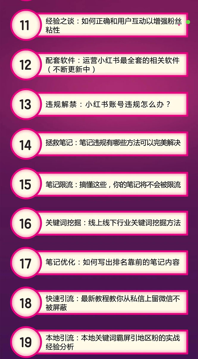 图片[3]-（1524期）小红书爆款推广引流训练课6.0，手把手带你玩转小红书，实操一天50+精准女粉