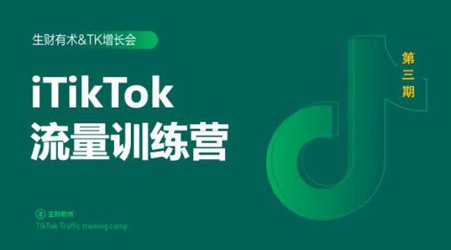 图片[1]-生财有术第三期TikTok流量增长训练营：基础操作+涨粉+运营+导流闭环