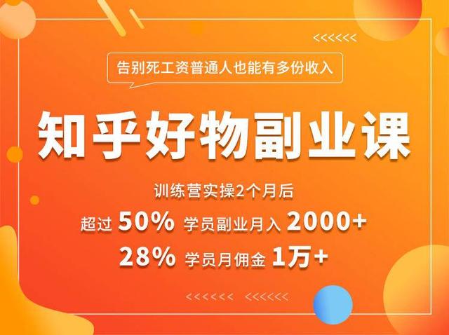 图片[1]-知乎好物推荐副业课：矩阵多账号高佣金秘密，普通人也可以副业月入过万