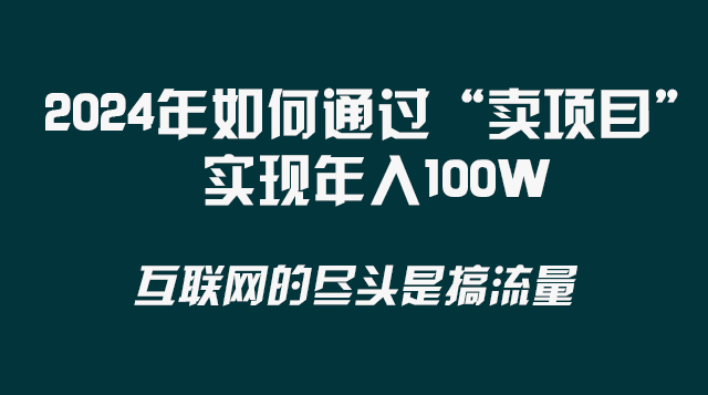 图片[1]-（8382期） 2024年如何通过“卖项目”实现年入100W