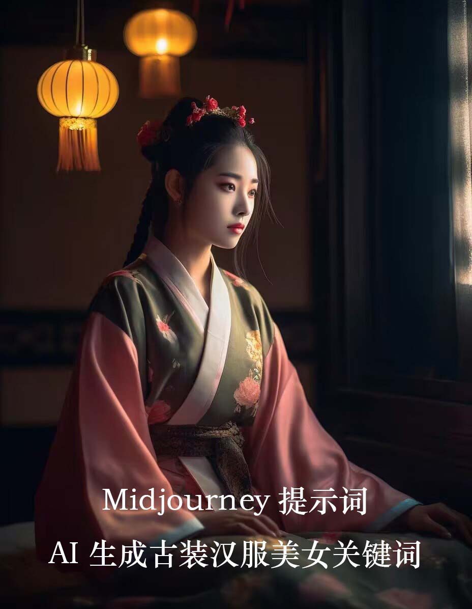 图片[2]-（8814期）Midjourney关键词-AI生成中国风古装汉服美女人像提示关键词