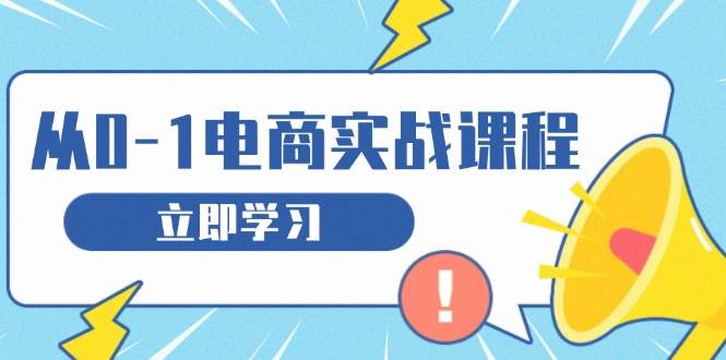 图片[1]-（13594期）从零做电商实战课程，教你如何获取访客、选品布局，搭建基础运营团队