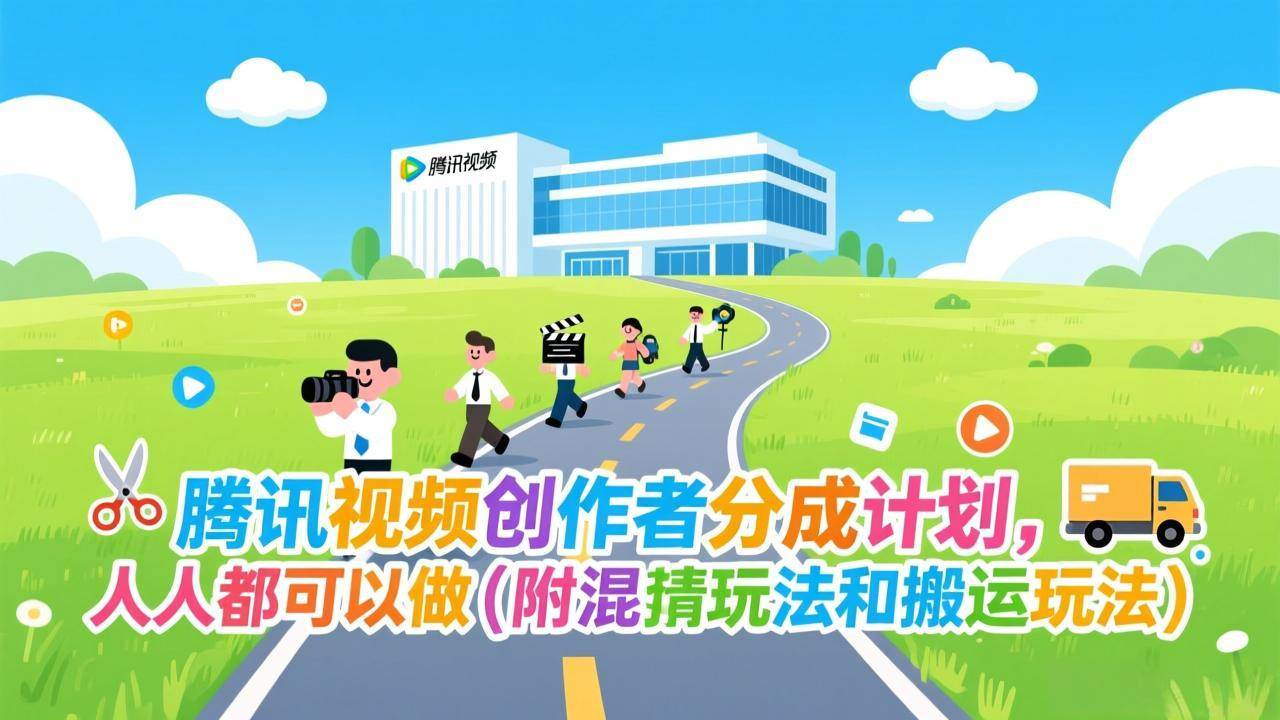 图片[1]-（17137期）腾讯视频创作者分成计划，人人都可以做（附混剪玩法和搬运玩法）